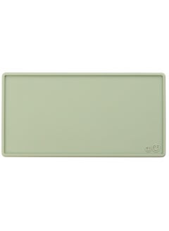 ezpz ezpz Tiny Placemat - 6 Months+ (Sage) - Non-Slip, 100% Silicone Placemat for Toddlers and Babies - Fits on Most Highchair Trays - Rolls-Up - Dishwasher Safe  - Image 1