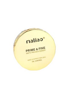 maliao Oil Control 2 In 1 Prime & Fine Matte Pressed Powder Compact Velvety Natural Look Soft Focus Effect Undetectable Finish 20G  - Image 3