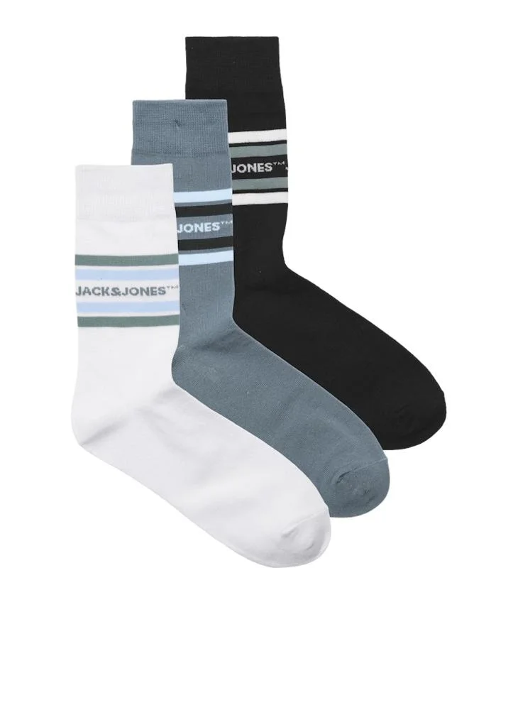 جاك اند جونز 3 Pack Of Crew Socks