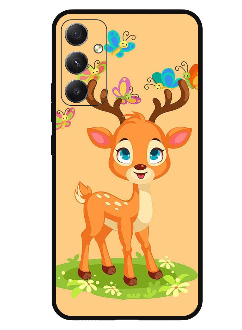 Theodor Protective Case Anti Scratch Shock Proof Bumper Cover For Samsung Galaxy M14 Deer - Image 1