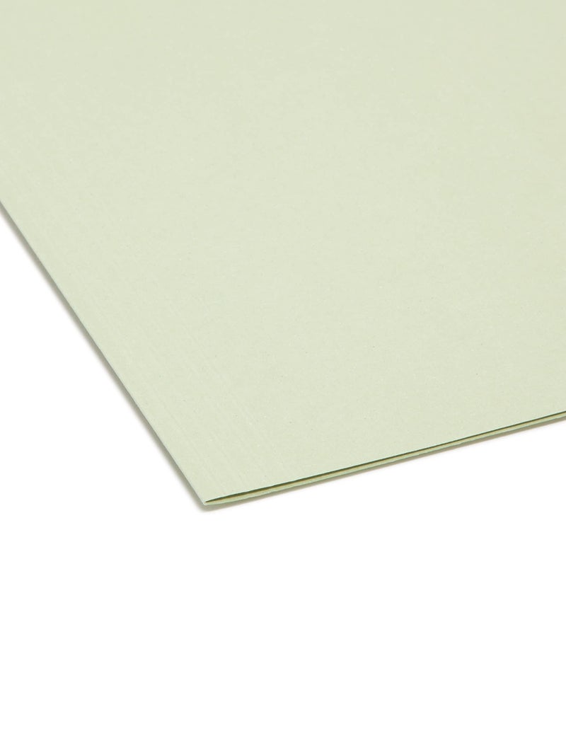 Smead FasTab Hanging File Folder, 1/3-Cut Built-in Tab, Letter Size, Moss, 20 Count (64082) - Image 4