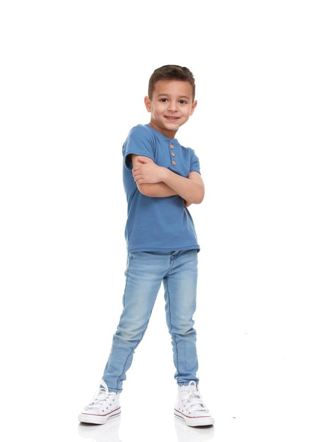 Cudlie 5-Pack Toddler/Baby Boy Short Sleeve Shirts - Premium Quality T-Shirt Tops for Lightweight Comfort and Style.Multipack Infants and Childrens Essentials. - Image 3