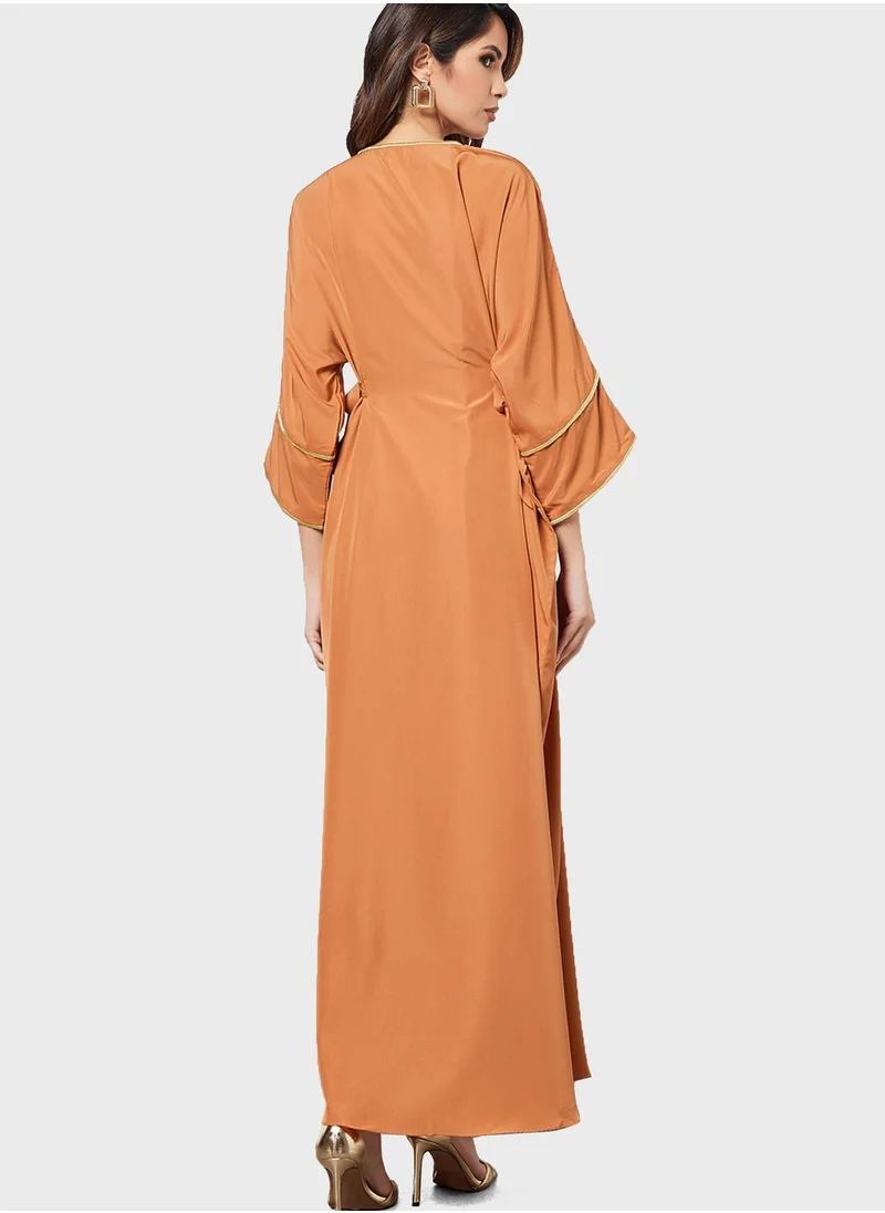 Coco Desert Embroidered Abaya