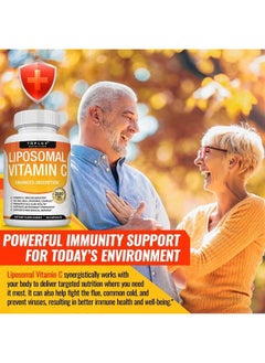 Toplux Liposomal Vitamin C 2100mg High Absorption Fat Soluble VIT C - Immune Support Collagen Booster Immunity Defense & Powerful Antioxidant, MCT Oil & Sunflower Lecithin, Acsorbic Acid, Vegan Non-GMO  - Image 5