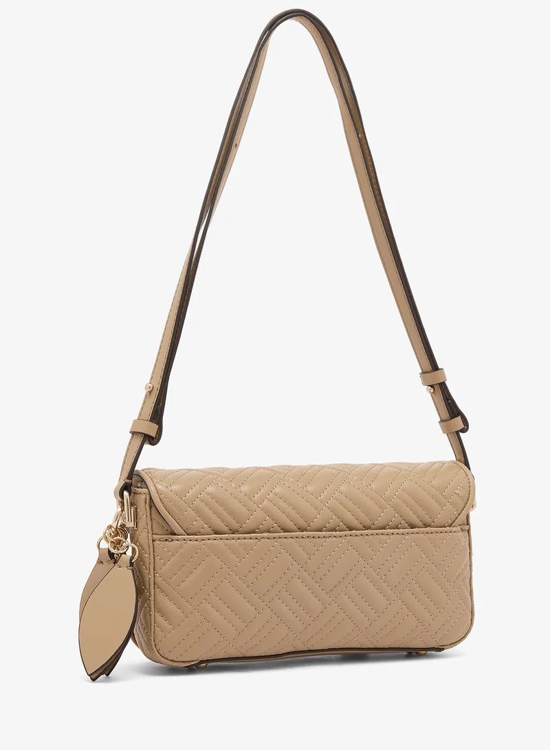 Guess  Sally Convertible Flap Over Crossbody Bag for Women | Best Price UAE