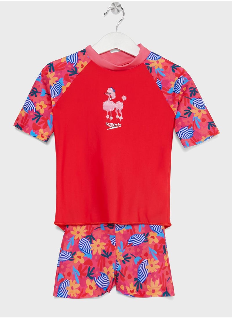 speedo - Kids Digital Rash Top Set - Image 1