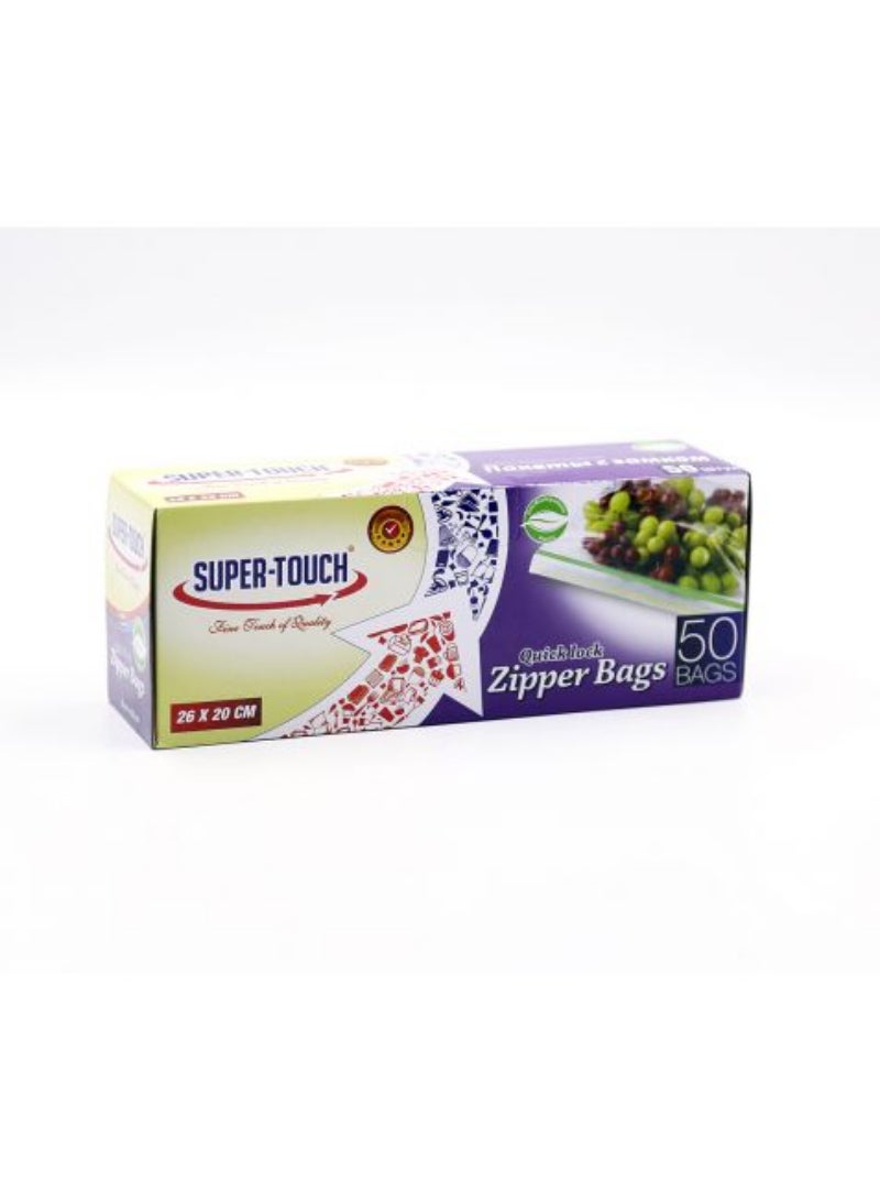 Super Touch Oxo Bio- Zipper Bags 26 X 20 Cm