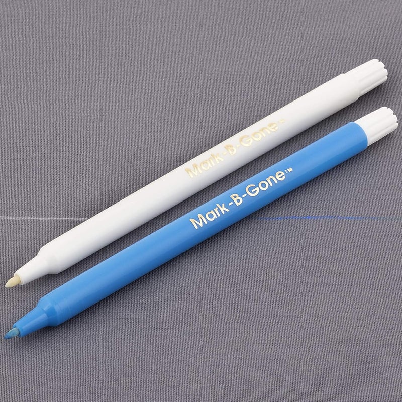 Dritz 710 Mark-B-Gone Marking Pen Combo Pack, Blue & White - Image 2