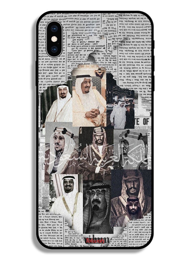 Tolwak Apple iPhone XS Protective Case Saudi Kings In News Paper - Image 2