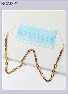 roaiss 3Pcs Acrylic Glasses Chains for Women, Eyewear Strap Holders Hanging Neck Rope Windproof Mask Lanyard Eyeglasses Accessory, 75cm  - Image 5