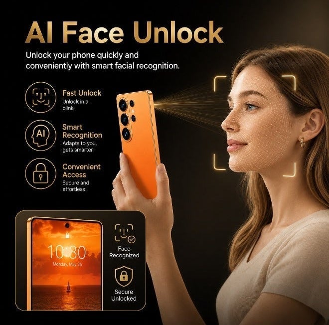 CALUS S26 Ultra 2026 new smart phone, 6.9-inch HD display, 12GB RAM and 256GB storage, supports 5G, HD cameras, comes with a headset case and a USB cable dual card slot, which is an ideal birthday and holiday gift. - Image 3