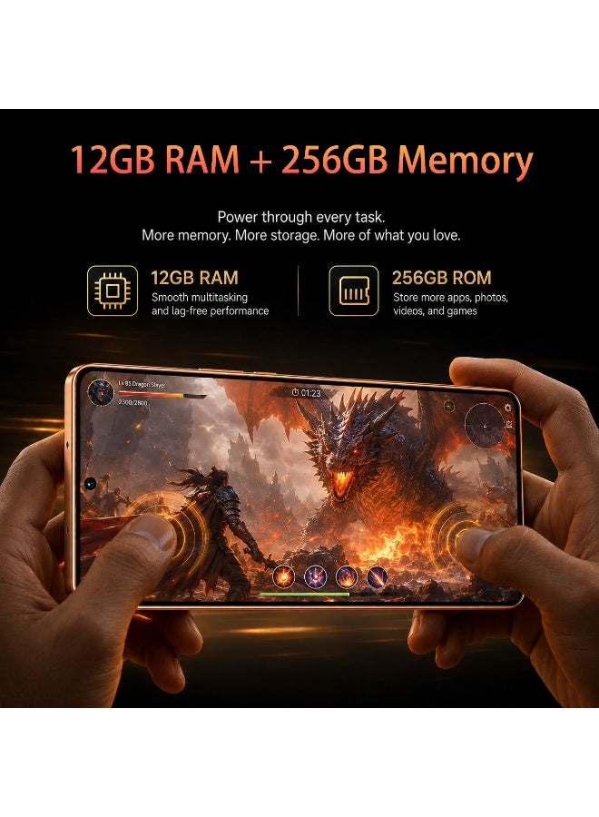 CALUS S26 Ultra 2026 new smart phone, 6.9-inch HD display, 12GB RAM and 256GB storage, supports 5G, HD cameras, comes with a headset case and a USB cable dual card slot, which is an ideal birthday and holiday gift. - Image 2