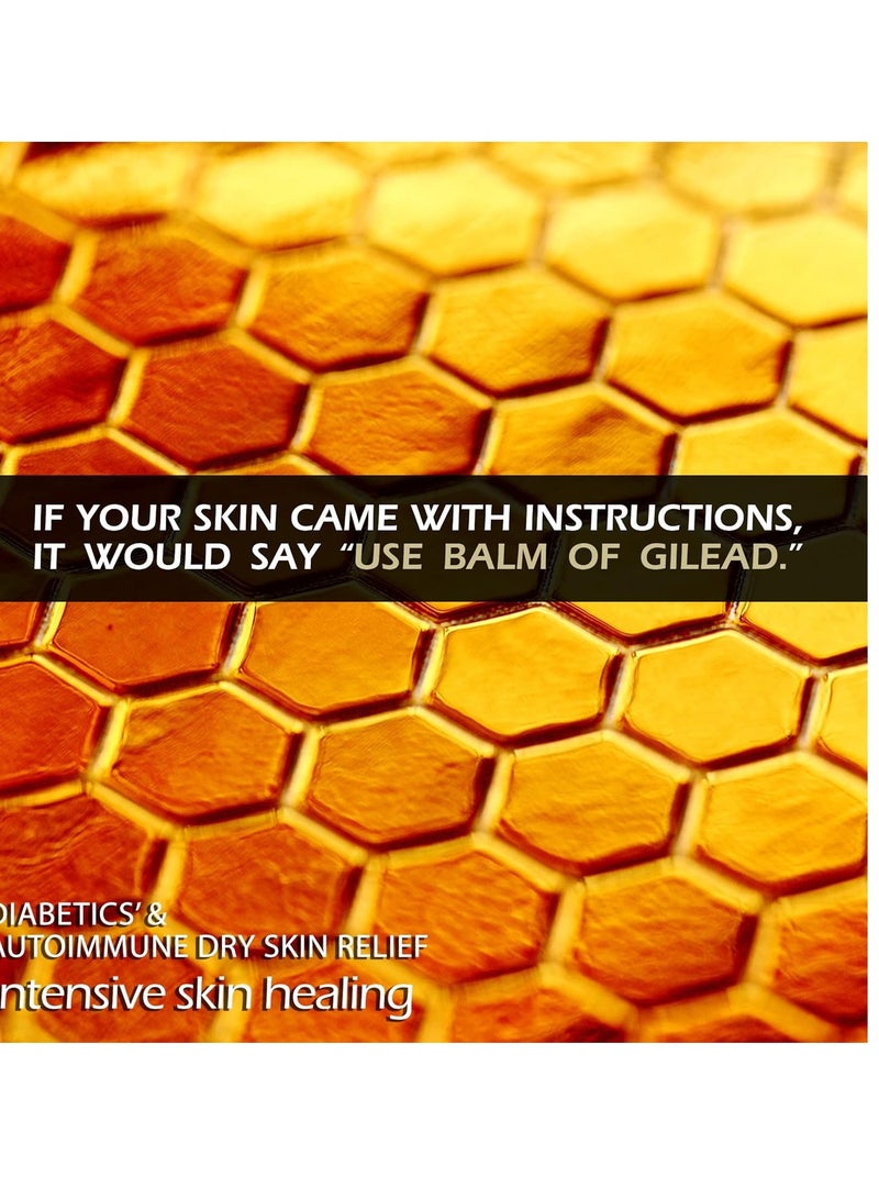 BALM OF GILEAD Foot Healing Cream â€“ Frankincense & Sweet Myrrh Moisturizer for Sensitive Skin - Relieving Foot Therapy & Diabetic Skin Healing - Deeply Nourishing & Synergistic Cream