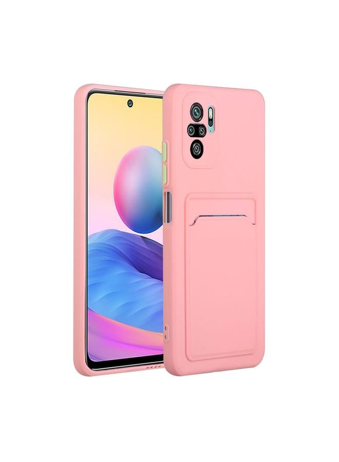 The Bros Case For Xiaomi Redmi Note 10 Pro Card Slot Design Shockproof TPU Protective Case