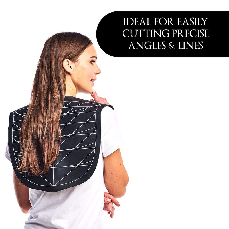 Betty Dain Hair Cutting Guide Collar, Angular and Straight Cutting Guidelines, Weighted Front to Keep Collar in Place - Image 4