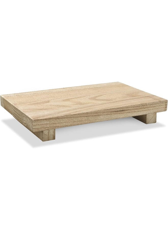 Horoof Home Horoof Home® Rustic Wood Riser Tray  - Image 1
