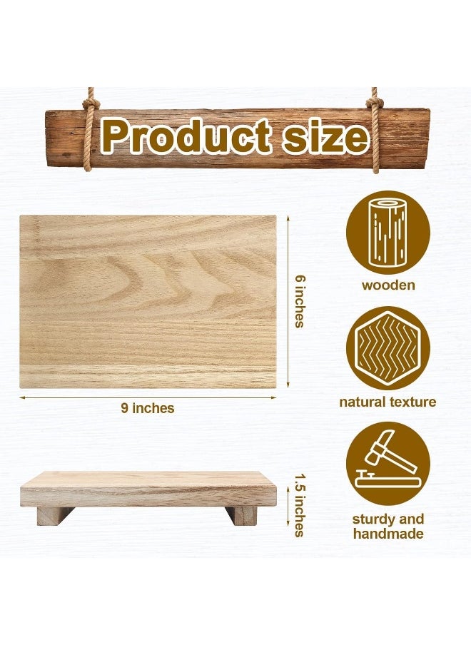 Horoof Home Horoof Home® Rustic Wood Riser Tray  - Image 2