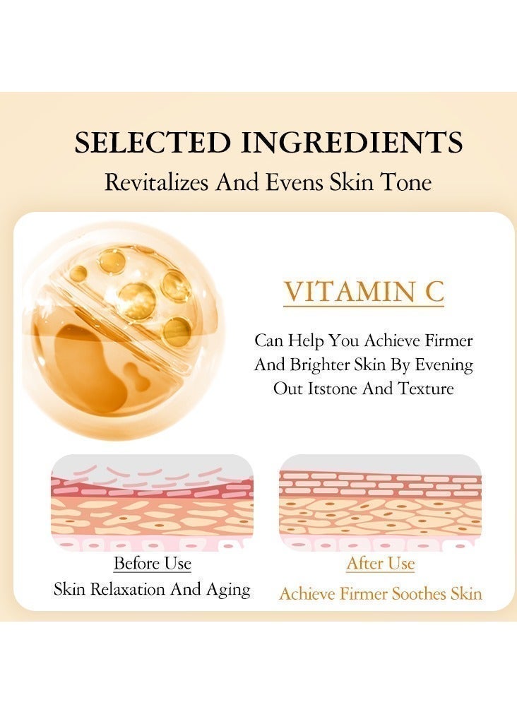 MOOYAM Vitamin C Serum for Face with Hyaluronic Acid Retinol and Salicylic Acid Anti Aging Facial Serum for Wrinkles Dark Spots and Brightening Improves Skin Tone and Texture 30ml - Image 2