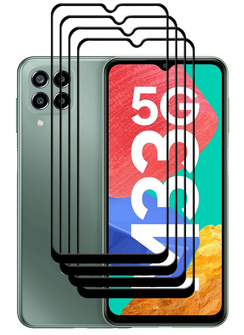 ACLIX 4 Pieces Antistatic ESD Dustproof Premium Quality High Definition Tempered Glass Screen Protector Designed For Samsung Galaxy M33 - Image 1