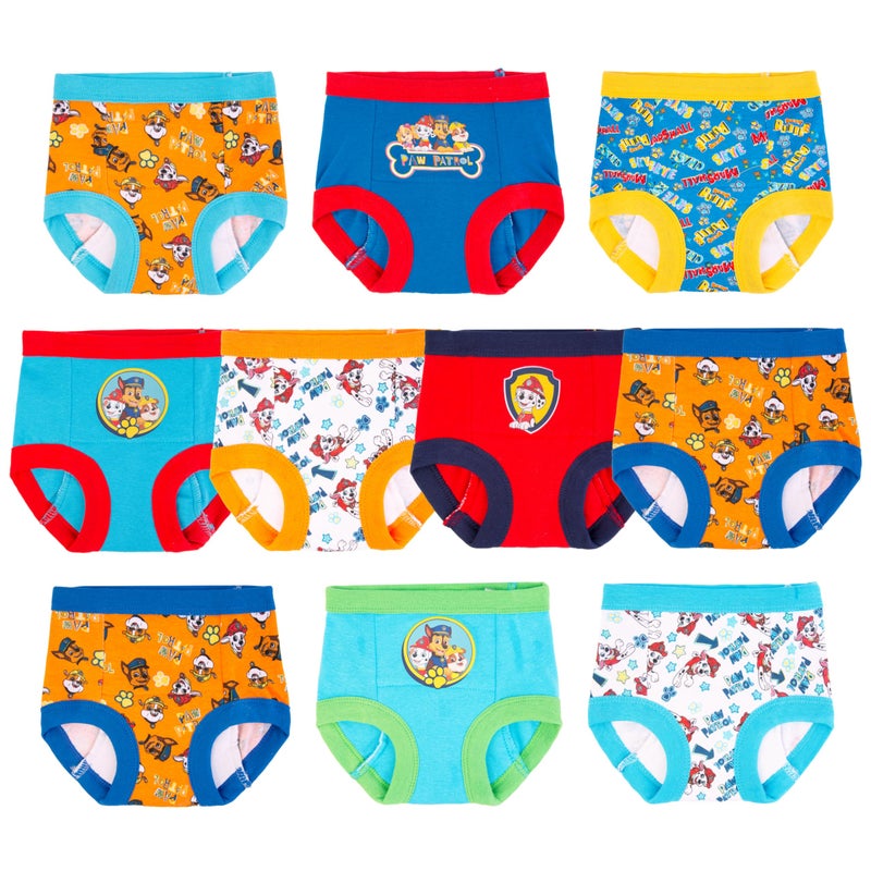 Paw Patrol Boys Toddler Potty Training Pant and Starter Kit with Stickers and Tracking Chart in Sizes 18M, 2T, 3T, 4T, 10-Pack Training Pant, 3T - Image 1
