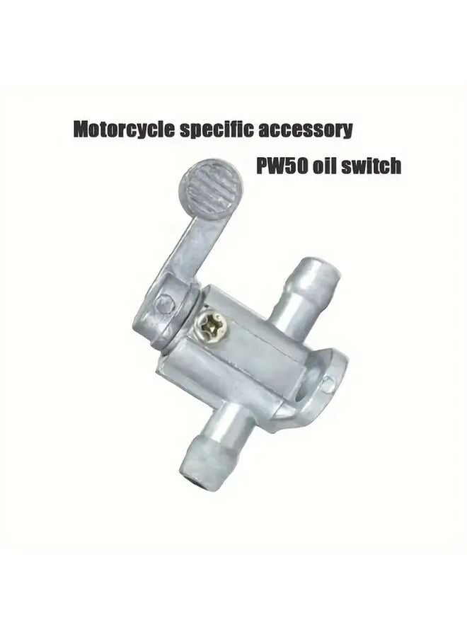PW50 Silvery Oil Switch 8mm Inline Fuel Valve Tank Tap Filter Petcock For Dirt Bike ATV - Image 5