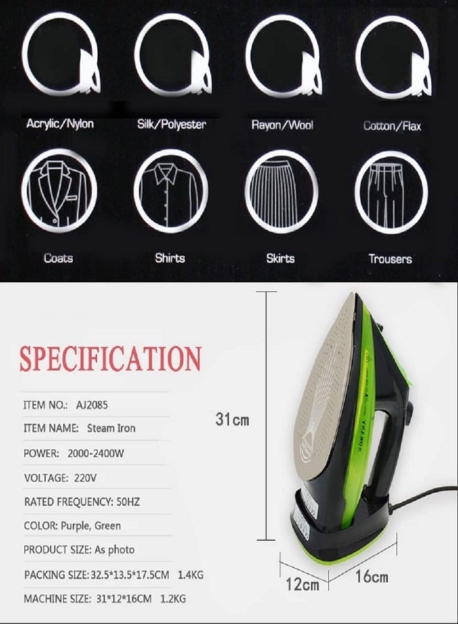 Sokany SK-2085 Steam Iron -2400W - Image 4