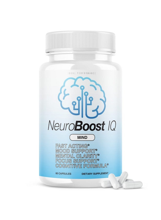 IDEAL PERFORMANCE Neuro Boost IQ Supplement Brain Pills Mind Ben Carson Neurobooster Neuroboostiq (60 Capsules) - Image 1