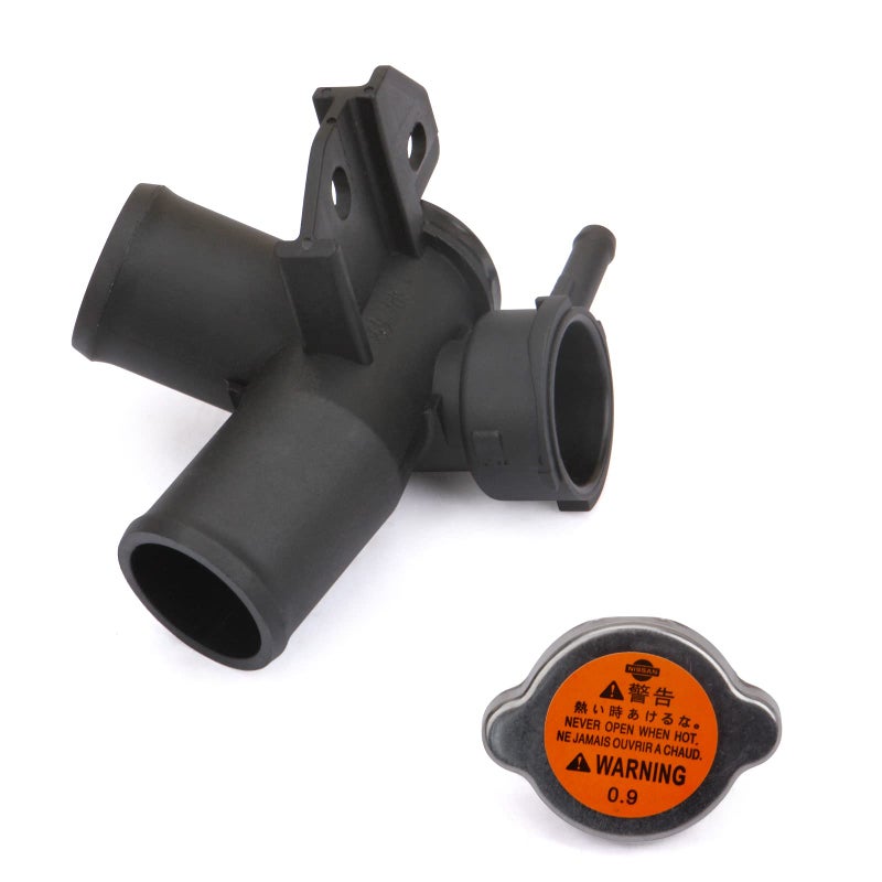 MITZONE Upper Coolant Radiator Filler Neck Water Outlet kit compatible with 20072013 Nissan Altima 25L Replace 215019HA0A