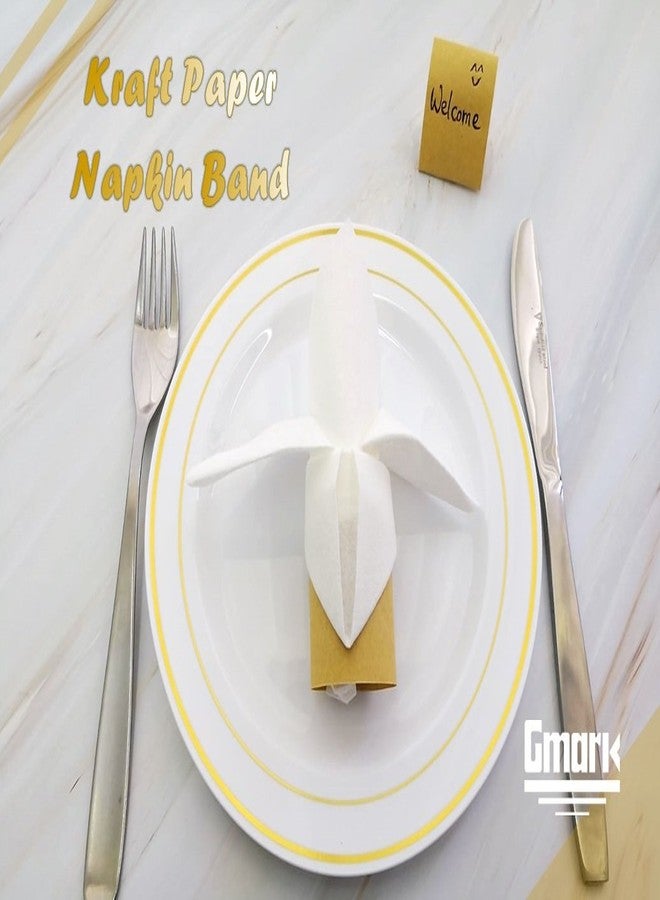 Gmark Paper Napkin Band Box of 500 (Kraft Color) GM1087A - Image 3