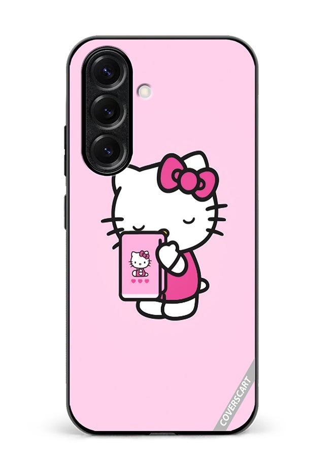 COVERSCART Protective Case Cover For Samsung Galaxy A56 Kitty Design Multicolour