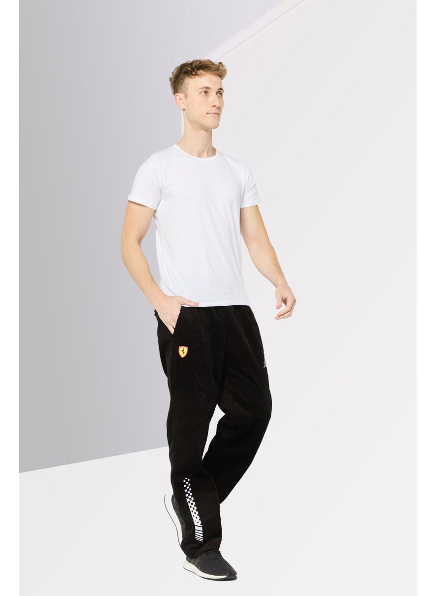 PUMA Puma x Scuderia Ferrari Men Sportswear Fit Outdoor Sweatpants, Black  - Image 2