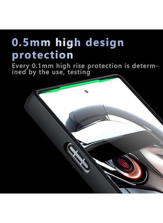 عام مناسب لغطاء الحماية لهاتف Red Magic 9 Pro، بتصميم مات و ناعم الملمس، يتميز Red Magic 9 Pro+ بتقنية الوسائد الهوائية المانعة للسقوط وغلاف مضاد للغبار بفتحة غير عادية للحماية. - Image 5