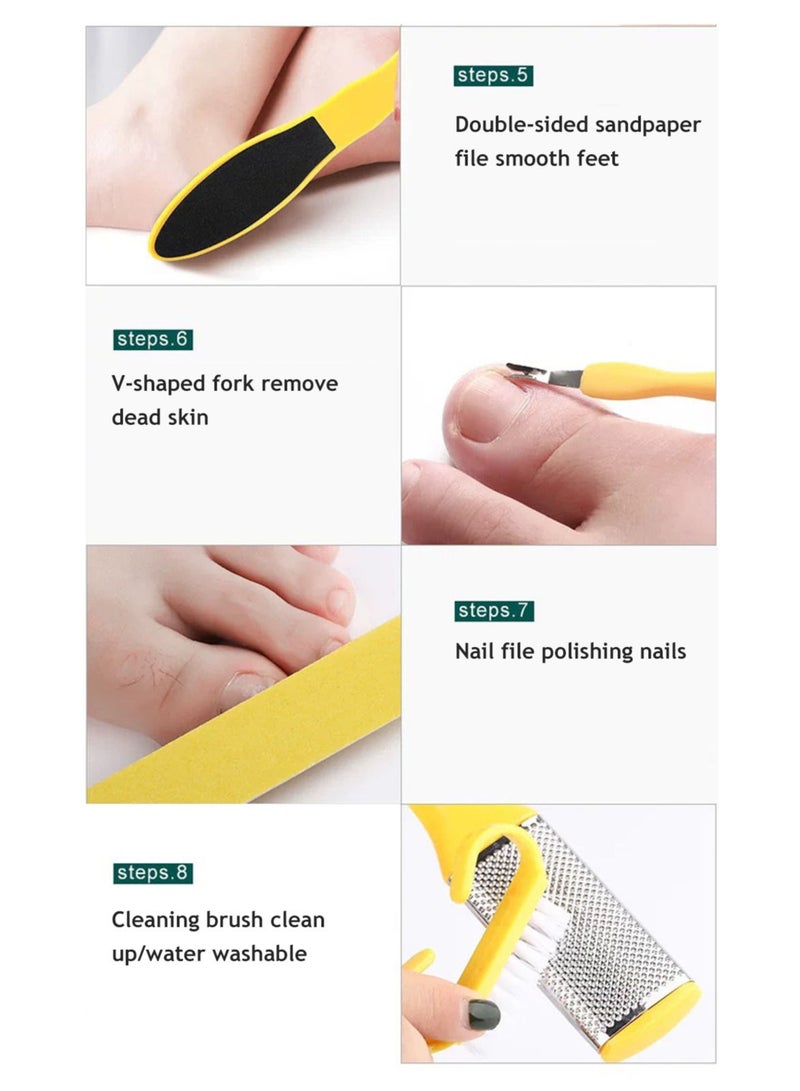 جهاز كهربائي قابل لإعادة الشحن لطحن القدمين بشاشة رقمية لإزالة الجلد الميت من القدمين - Image 5