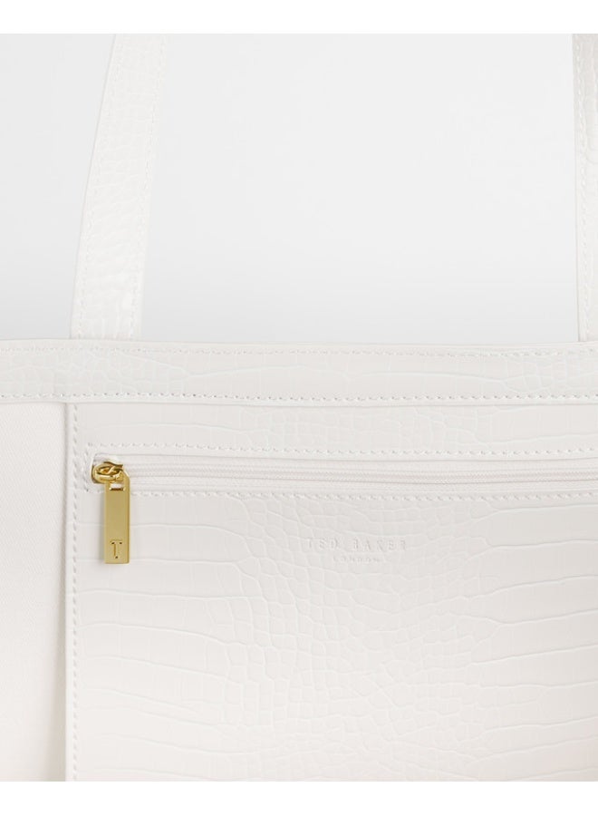Ted Baker Croc Effect Extra Large Icon Bag - Image 3