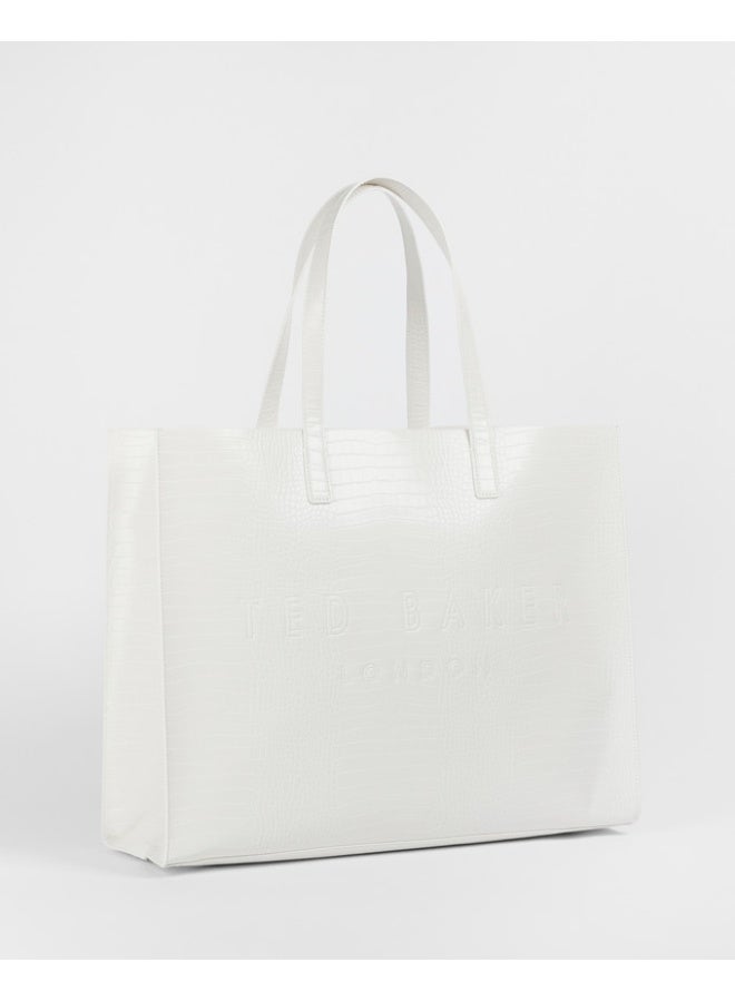 Ted Baker Croc Effect Extra Large Icon Bag - Image 1