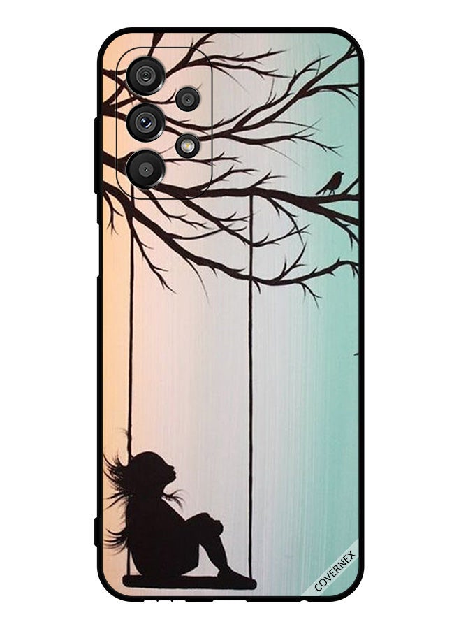 Covernex Protective Case Cover For Samsung Galaxy A23 5G Sad Little Girl Art Paint - Image 1