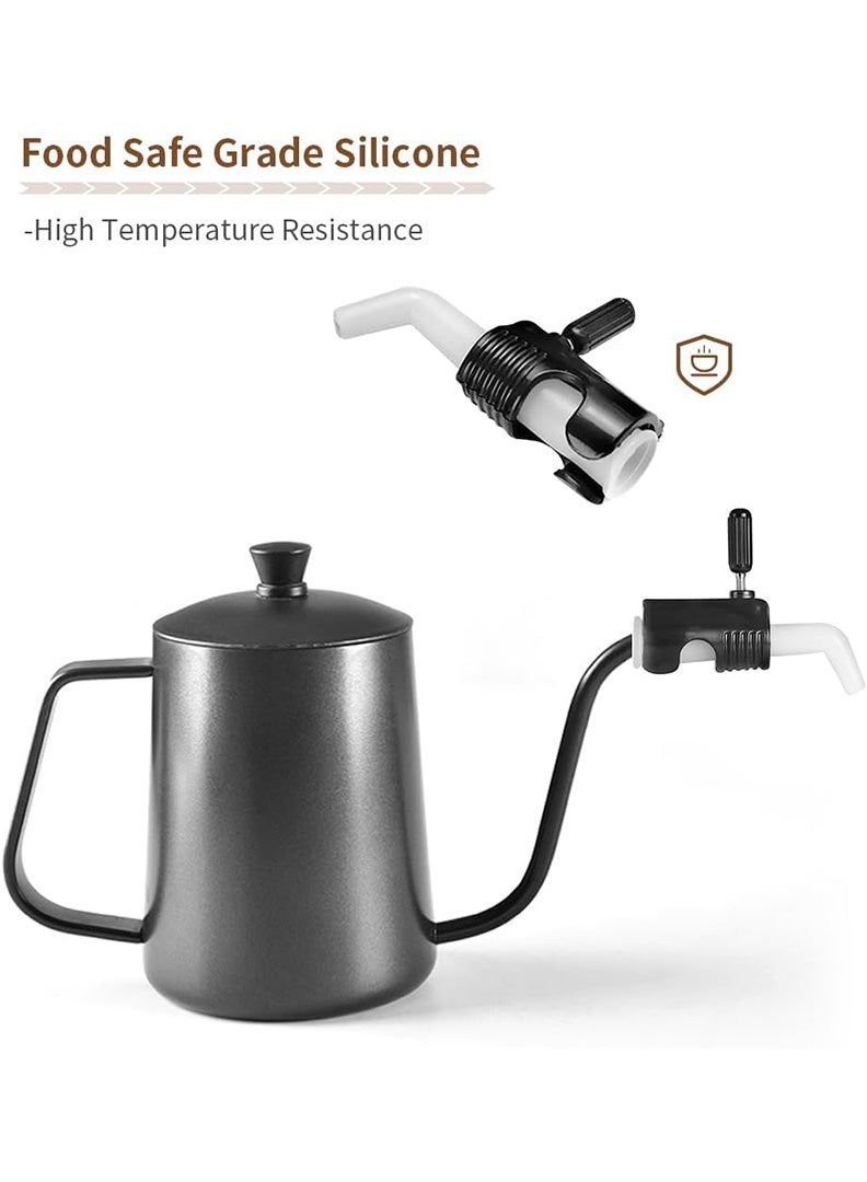Coffee Dripping Jugs Kettle Gooseneck Pot Restrictor Nozzle Adjustable Water Flow Pourers Regulator Compatible Replacement Part Spout Diversion Aid  - Image 5