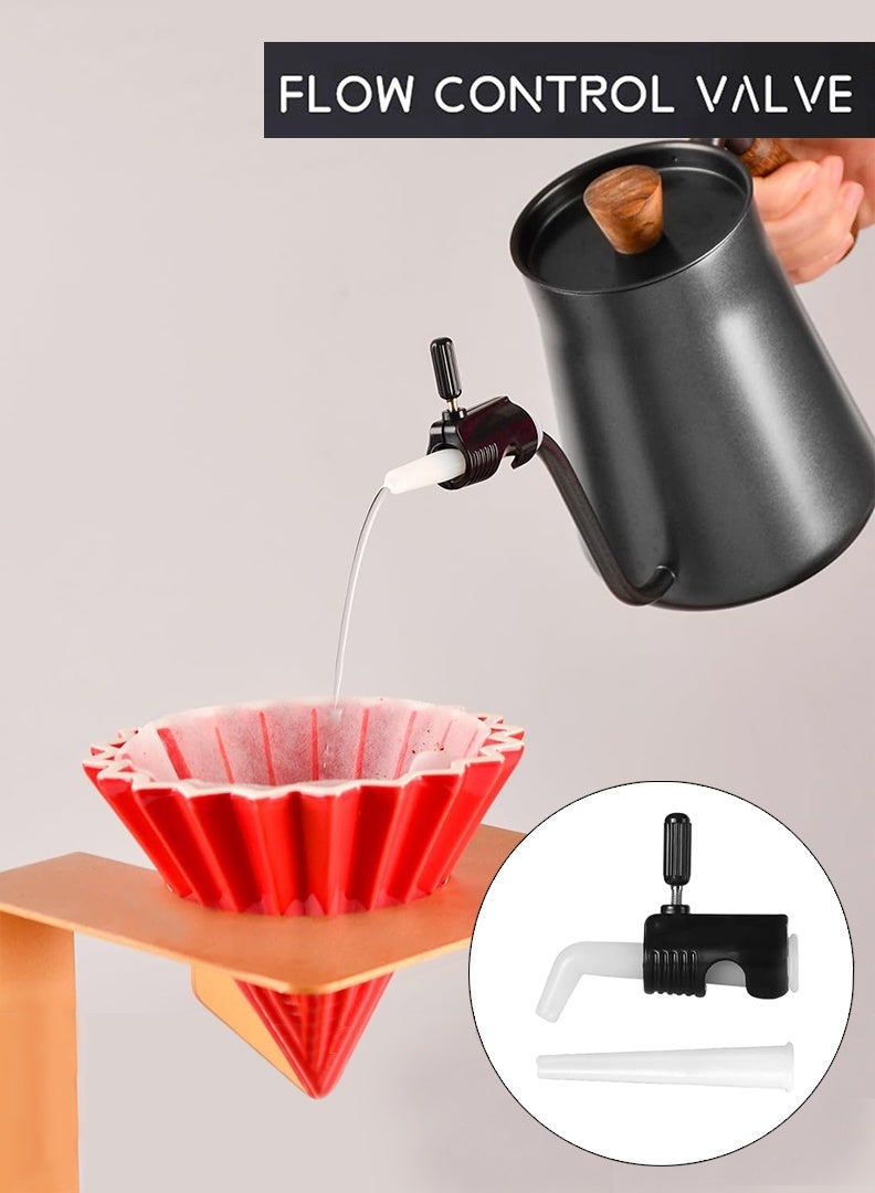 Coffee Dripping Jugs Kettle Gooseneck Pot Restrictor Nozzle Adjustable Water Flow Pourers Regulator Compatible Replacement Part Spout Diversion Aid  - Image 1