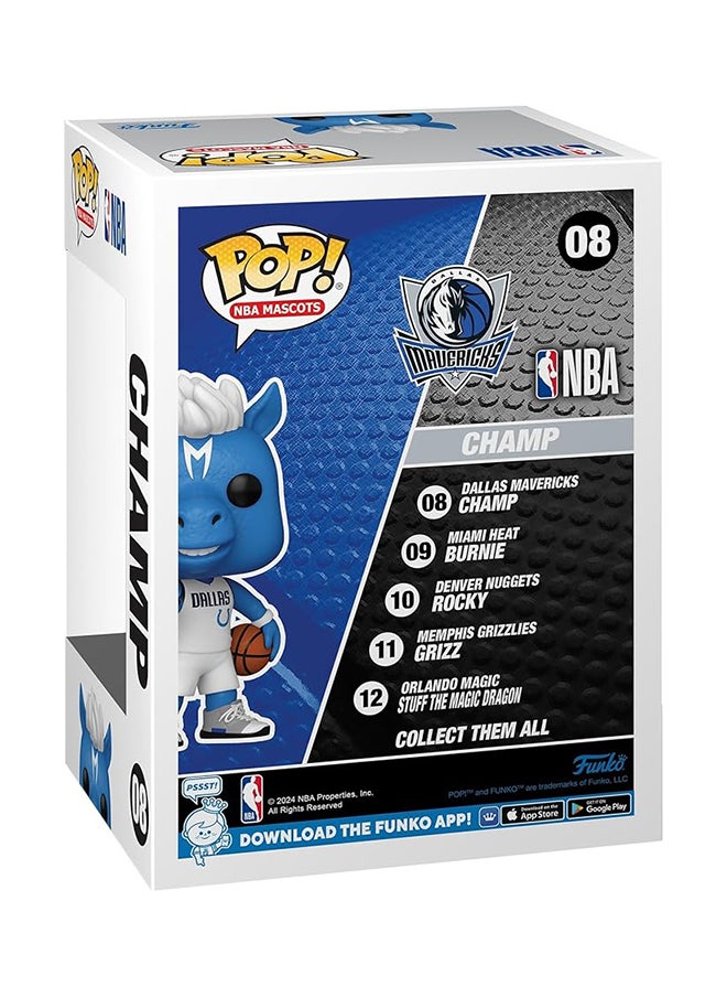 Funko Funko Pop! Basketball: Nba Mascots Dallas Champ Vinyl Figures  - Image 3