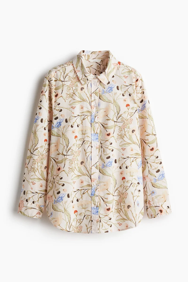 H&M Linen-blend shirt