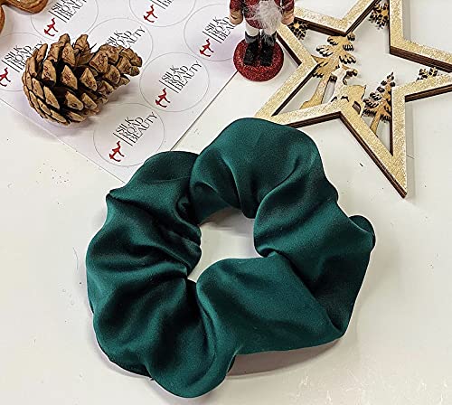 Viyanshi Silk Satin Hair Ties Scrunchies Elastic Hair Band for Women s23 Multicolor - Image 4