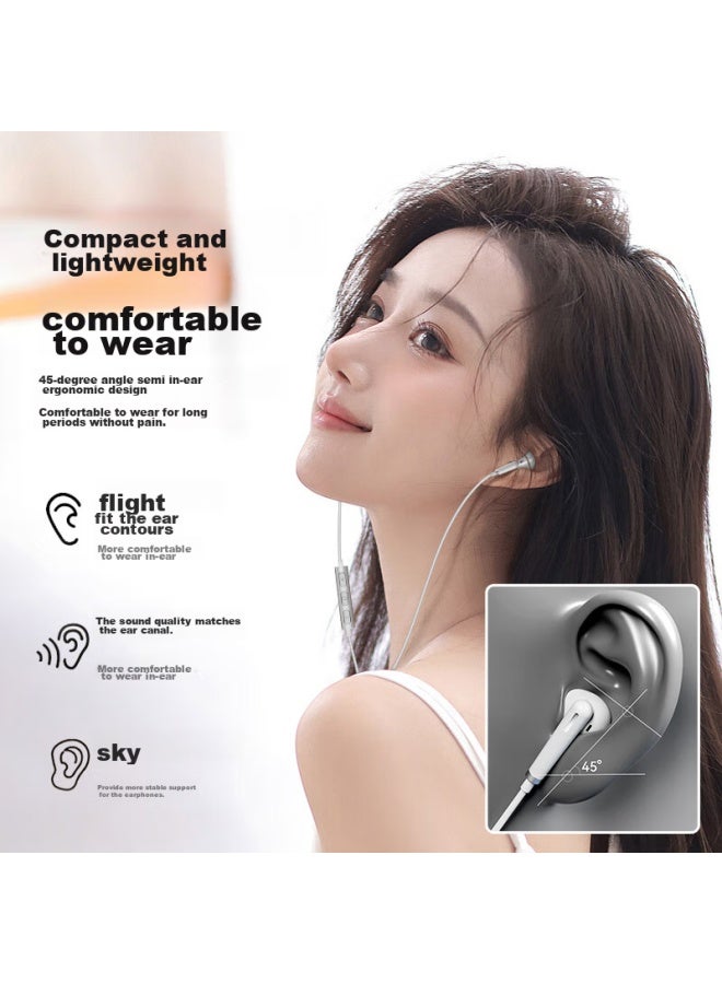 Oksj Apple 15 Wired Earphones Type-c , Karaoke Digital Audio Decoding, Iphone 15 Pro Max, Usb-c For Computer And Tablet Ipad - Image 5