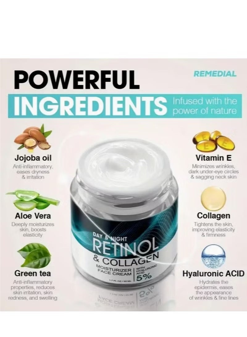 SUMAX Retinol Collagen Cream 50ml – Moisturizer for Fine Lines, Wrinkles & Elasticity - Image 5