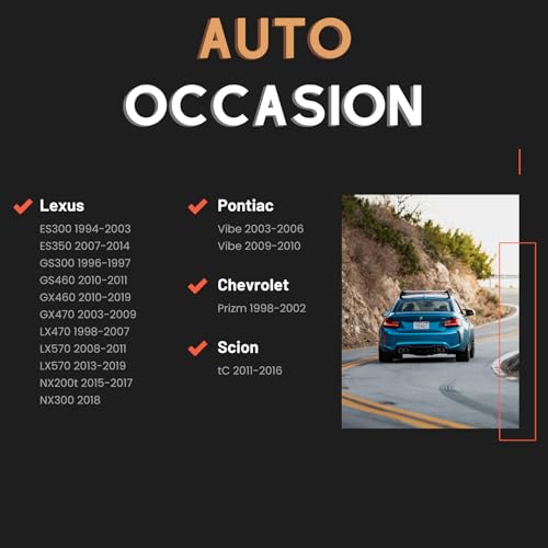 AUTO Occasion Oxygen Sensor Connector O2 Sensors Wiring Harnesses Plug Kit 4-Way with 7.7'' Compatible with Prizm ES GS LX NX 4Runner Camry Pickup RAV4 Sequoia Tacoma T100 Tercel 90980-11028 - Image 3