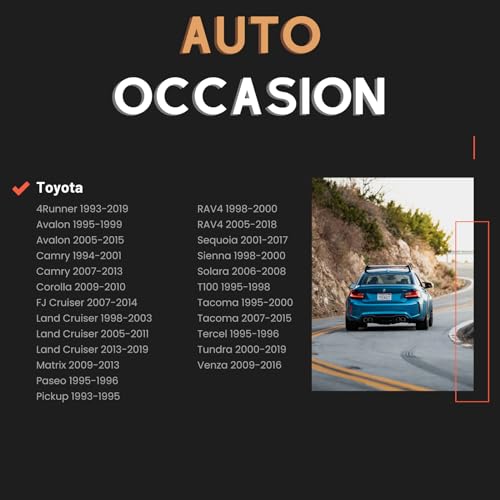 AUTO Occasion Oxygen Sensor Connector O2 Sensors Wiring Harnesses Plug Kit 4-Way with 7.7'' Compatible with Prizm ES GS LX NX 4Runner Camry Pickup RAV4 Sequoia Tacoma T100 Tercel 90980-11028 - Image 2