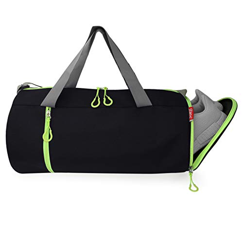 Sfane Polyester Men & Women Trendy Sports Duffle/Gym Bag/Shoulder Bag (Neon) With Shoe Compartment (1 Qty), Multicolor - Image 1