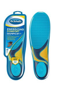 Dr. Scholl's Dr. Scholl's Energizing Comfort Everyday Insoles with Massaging Gel®, On Feet All-Day, Shock Absorbing, Arch Support,Trim Inserts to Fit Shoes, Men's Size 8-14, 1 Pair  - Image 1