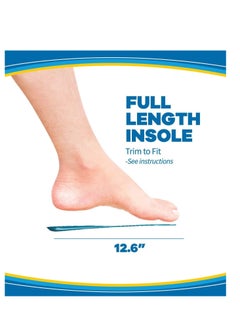 Dr. Scholl's Dr. Scholl's Energizing Comfort Everyday Insoles with Massaging Gel®, On Feet All-Day, Shock Absorbing, Arch Support,Trim Inserts to Fit Shoes, Men's Size 8-14, 1 Pair  - Image 3