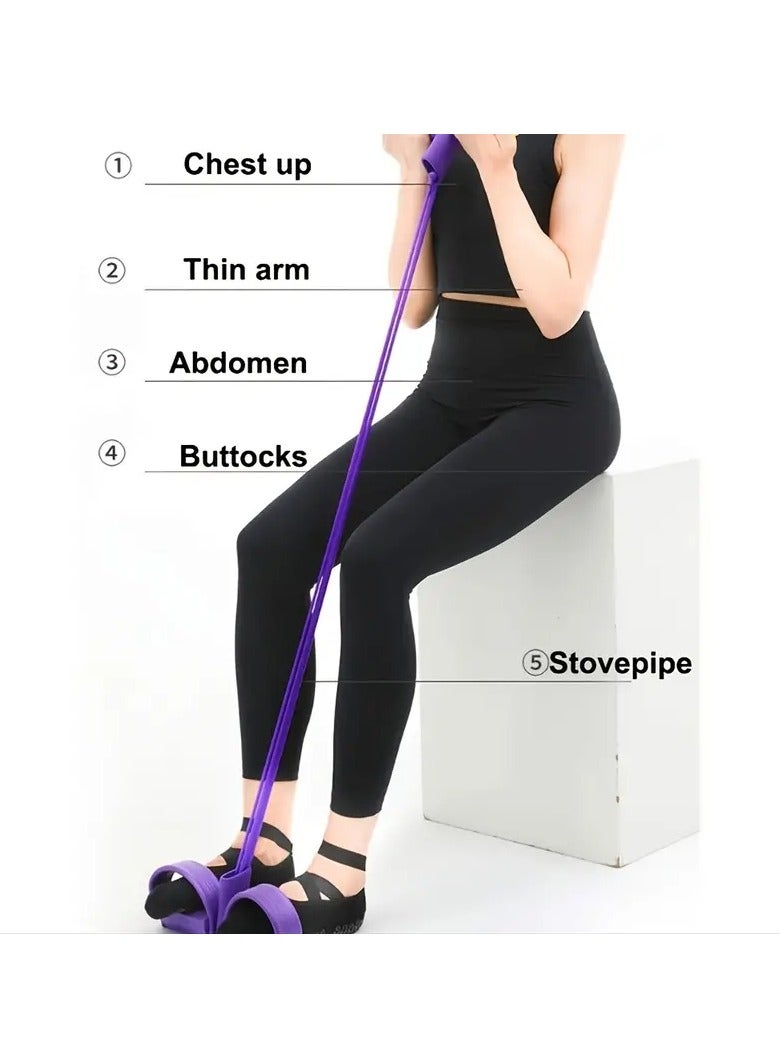 Gonice Pedal Puller Resistance Band - Full Body Workout for Fitness, sit-ups,Yoga, and Exercise - Image 5