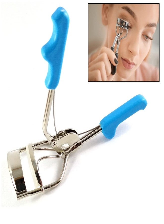 SQUICKLE Professional Handle Eye Lash Curler, Cosmetic Makeup Eyelash Curler, Eye Curling Lashes Makeup Tool For Women Or Girl (Multi Color) - Image 1